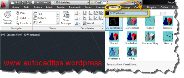3D Visual Styles | AutoCAD Tips