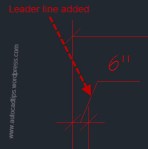 Add Dimension Leader Line | AutoCAD Tips