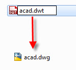 change file type to .dwg