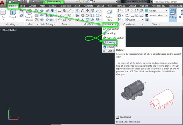 FLATSHOT In Action | AutoCAD Tips