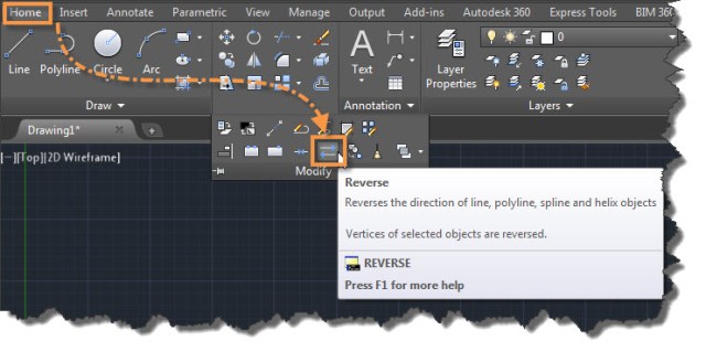Reverse Command on Ribbon