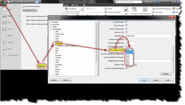 Navisworks DWG Loader Version