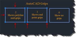 AutoCAD Grip Settings