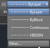 Linetype in the Properties Panel 2