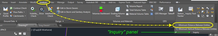 Ribbon Minimum Distance